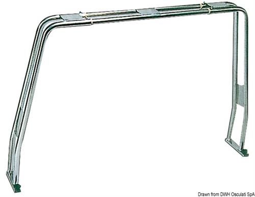 Roll bar abbattibile per barche