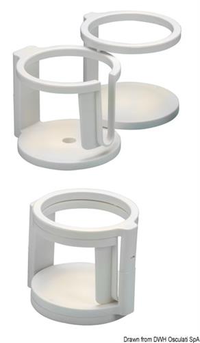 Portabicchieri-portatazza Swing-Out 1/2 posti