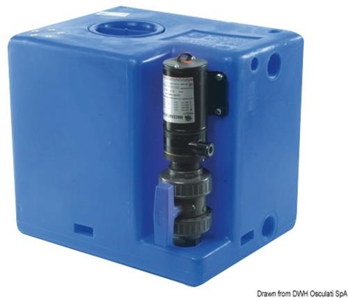 Serbatoio+maceratore 24 V 56 l