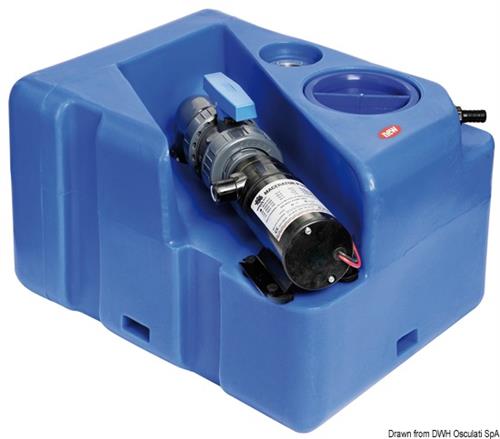 Kit serbatoio+maceratore 40 l 12 V