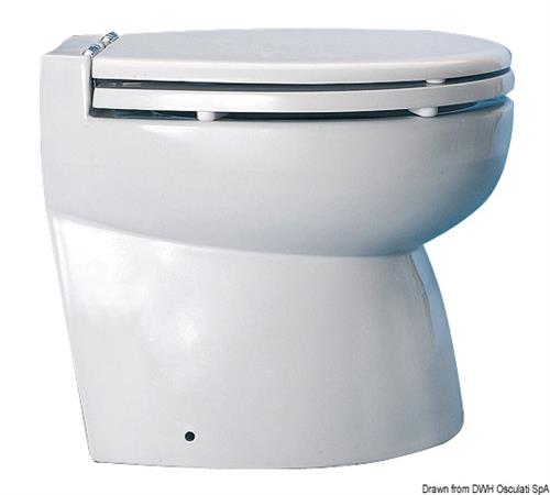WC Silent Elegant 12 V posteriore smussato