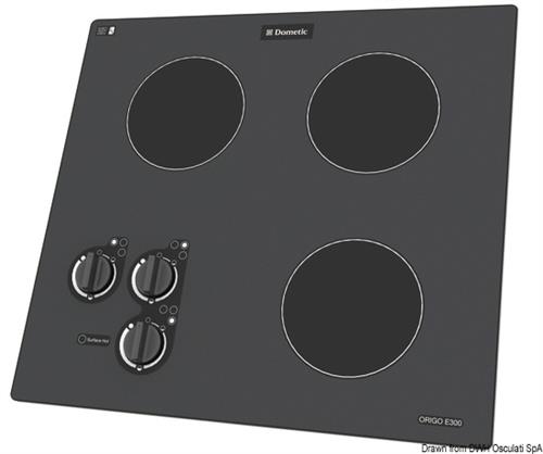 Piano cottura vetroceramica 3 piastre 220 V