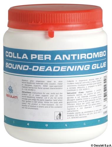 Collante autoestinguente per fonoisolanti/fonoassorbenti