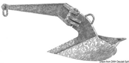 Ancora CQR acciaio galvanizzato 34 kg