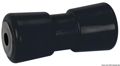 Rullo centrale nero 286 mm Ø foro 21 mm