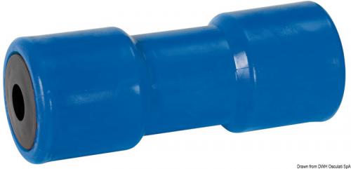 Rullo centrale blu 200 mm Ø foro 21 mm