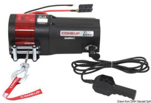 Arganello elettrico 1588 Kg 900W 12V