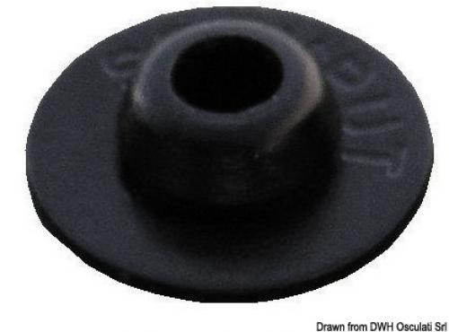 Contropiastra in plastica Stayput Press NERO