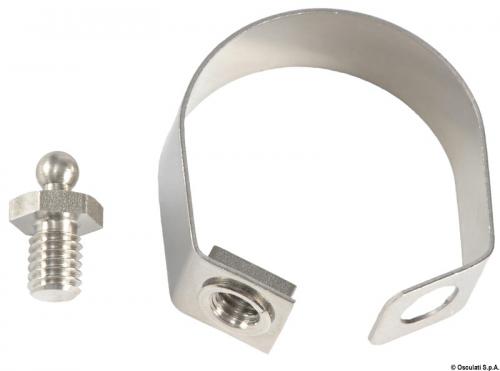 Fascette in acciaio inox 25 mm per bottoni Loxx
