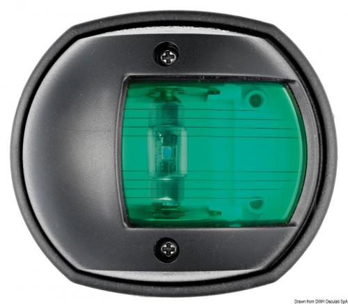 Fanale a led destro carcassa nera
