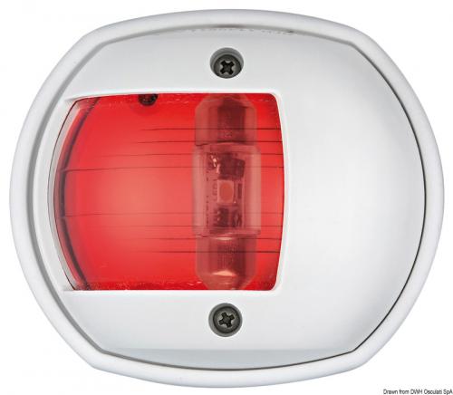 Fanale a led sinistro carcassa bianca