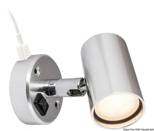 Faretto LED Batsystem Tube con USB