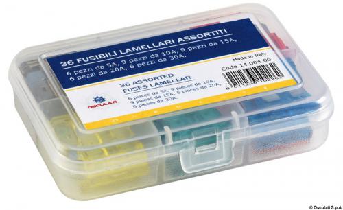 36 Fusibili lamellari assortiti