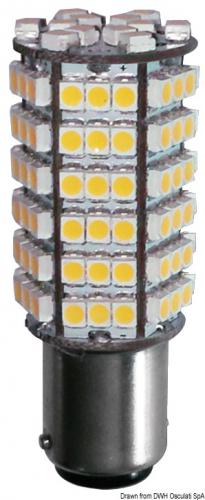 Lampadina LED 12/24 V BA15D 4 W 400 lm