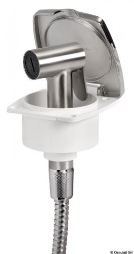 Doccia New Edge Inox doccia Tiger tubo Inox 4 m