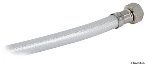 Doccetta New Edge Inox tubo PVC 4 m