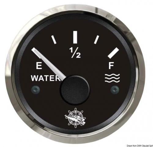 Indicatore livello acqua 10-180 Ohm nero/lucida