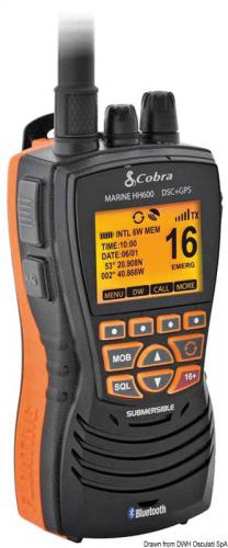 VHF COBRA MARINE MR HH600 GPS BT EU