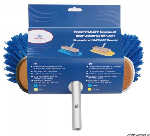 Spazzolone Mafrast special 250x90 medio blu