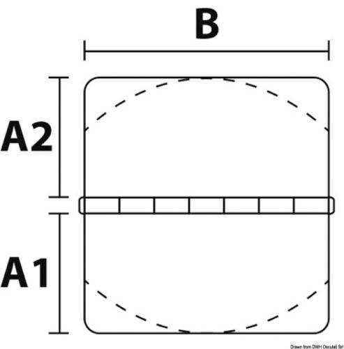 Mega cerniera microfusa 38x38x76 mm
