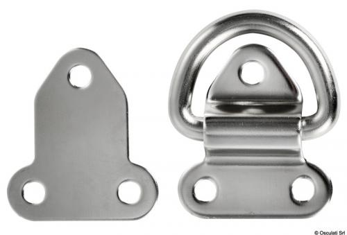 Mezzo anello abbattibile elettrolucidato 8 mm
