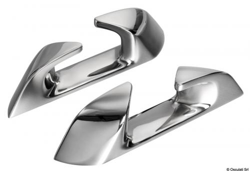 Passacavo inox Capri angolato 120mm (SX+DX)