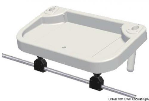 Vassoio per tubi pulpito Ø25 mm 850x460 mm