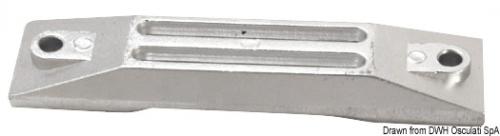 Anodo magnesio a piastra per 35/50 HP