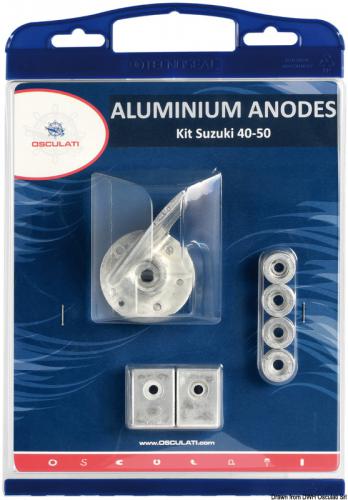 Kit anodi Suzuki 40/50 HP zinco