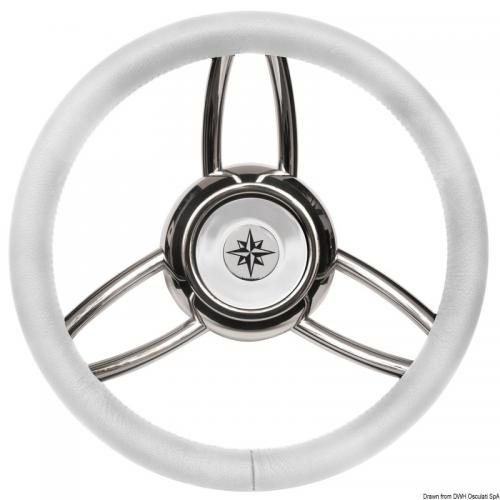 Volante Bliz poliuretano morbido bianco