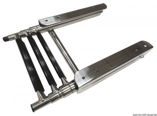 Scaletta telescopica 3 gradini