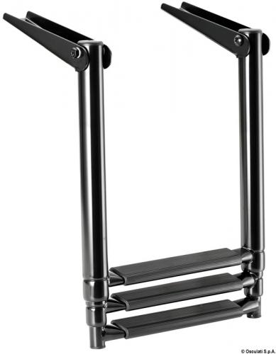 Scaletta Inox Telescopica per plancetta 3 gradini