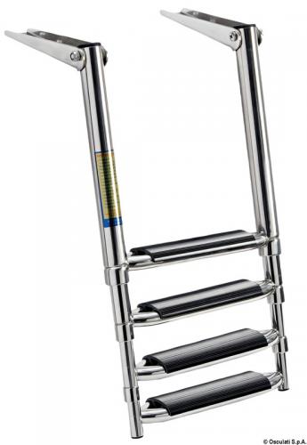 Scaletta telescopica per plancetta 4 gradini large