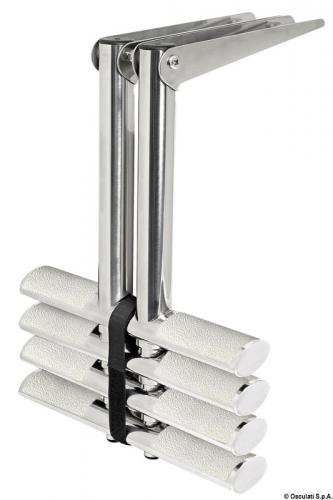 Scaletta DIVER telescopica 4 gradini bianca