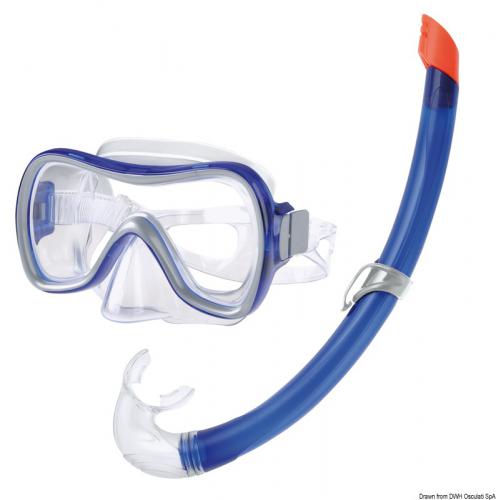 Set maschera e boccaglio Beuchat in PVC adulto