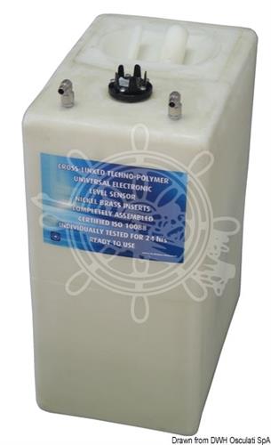 Serbatoio carburante in polietilene reticolato da 107 lt