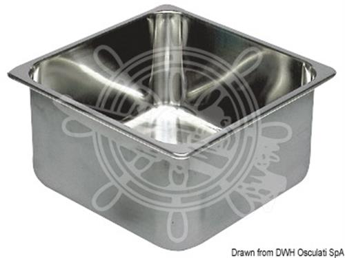 Lavello inox 325 x 350 x 150 mm