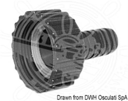 Portagomma diritto 20 mm