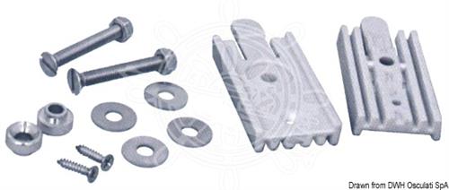 Kit attacchi rapidi per scalette in acciaio inox