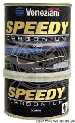 Antivegetativa al carbonio VENEZIANI Speedy Carbonium Blu 0,75 l