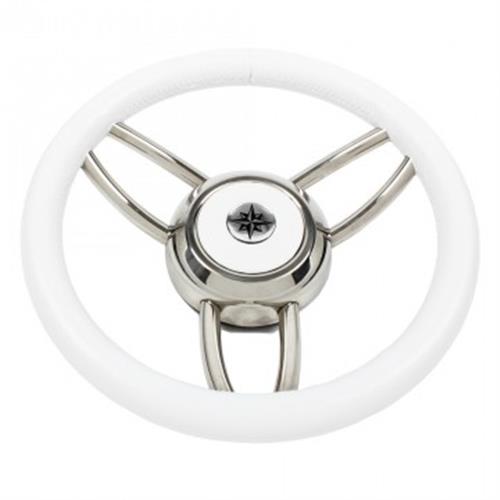 VOLANTE INOX IMP.POLIUR.BIANCO