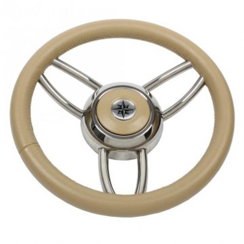 VOLANTE INOX IMP.POLIUR.AVORIO