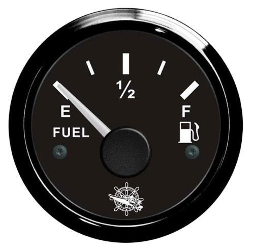 Indicatore carburante 10/180 Ohm nero/lucida