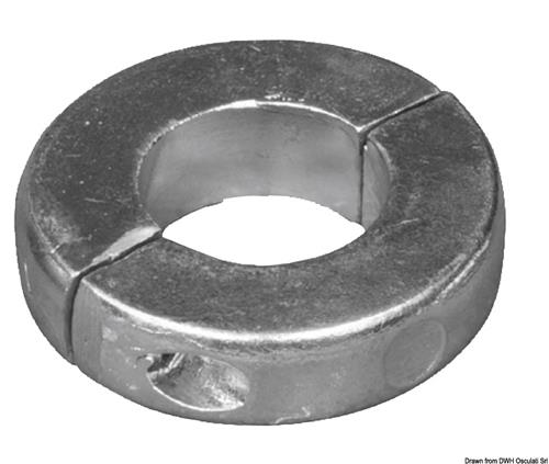 Anodo oliva extra bassa mm 30 Alluminio
