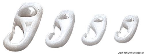 Gancio nylon a nodo 8 mm