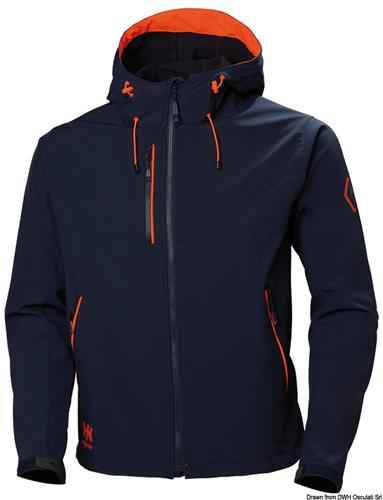 HH Chelsea Evo Hooded softshell navy 2XL