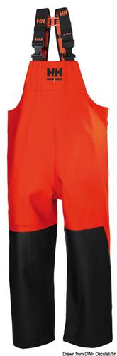 HH Storm Rain BIB arancio/nero XL
