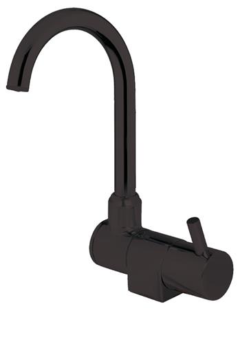 Miscelatore Style nero canna abbattibile