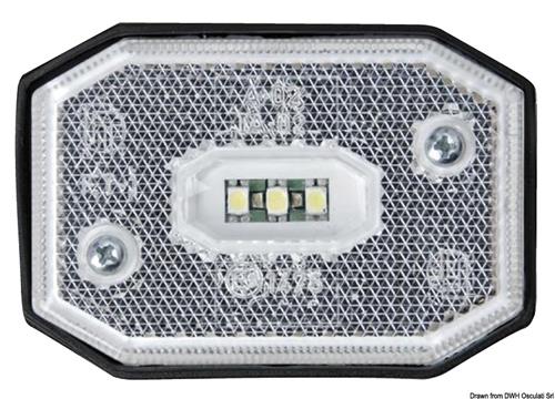 Fanale posizione LED anteriore luce bianca