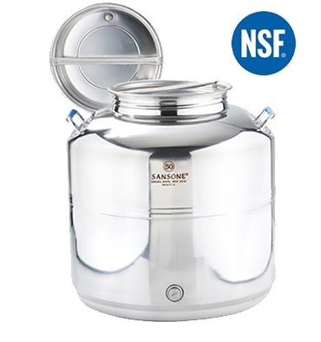 Contenitore olio e vino inox saldato da lt.50 Modello Europa